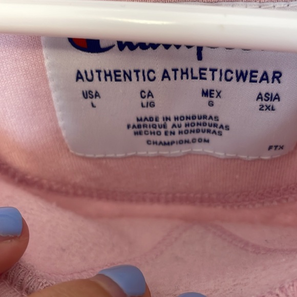 Light pink Champion Crewneck size L - Picture 3 of 3